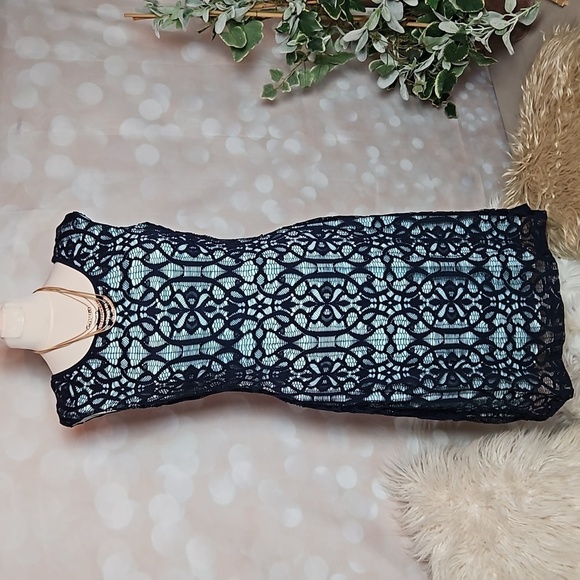 Covington Dresses & Skirts - Covington | Blue and Aqua  Lace A-line Dress